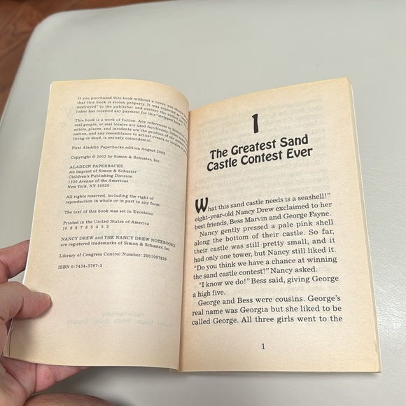 📚5/10.00, The Sand Castle Mystery (Nancy Drew Notebooks #49), clean book - Picture 6 of 9